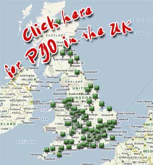 Map of Pick Your Own farms in England, Wales, Scotland, Ireland and the UK
